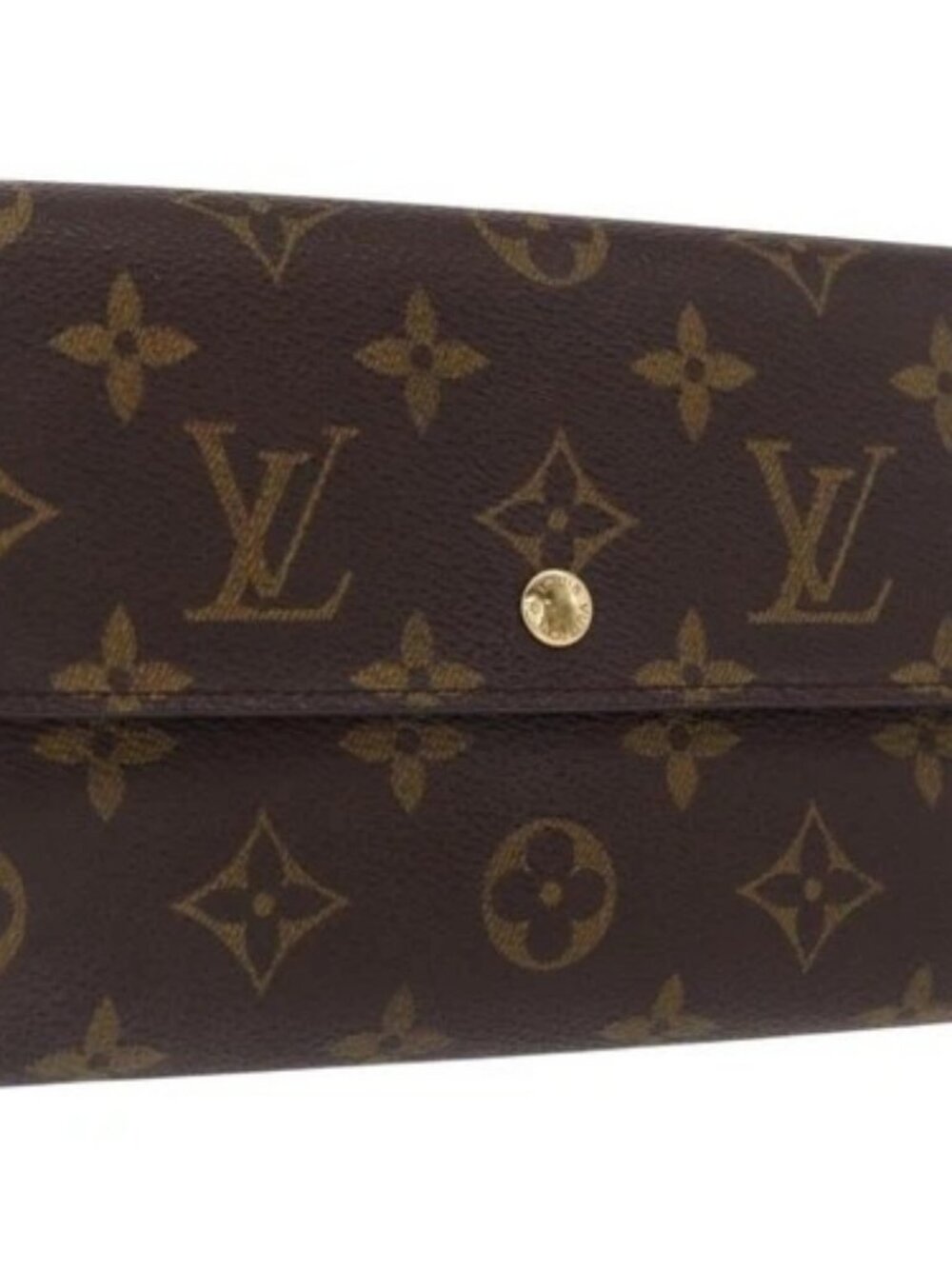 LOUIS VUITTON Monogram Porte Tresor Etui Papie Wallet M61202 LV Auth am10624V